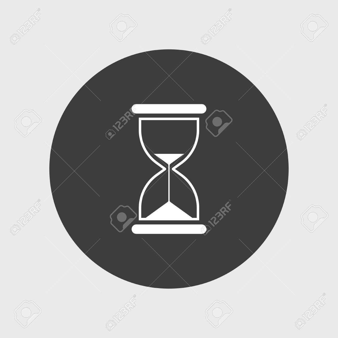 砂時計アイコンシンプルなベクトルイラスト のイラスト素材 ベクタ Image