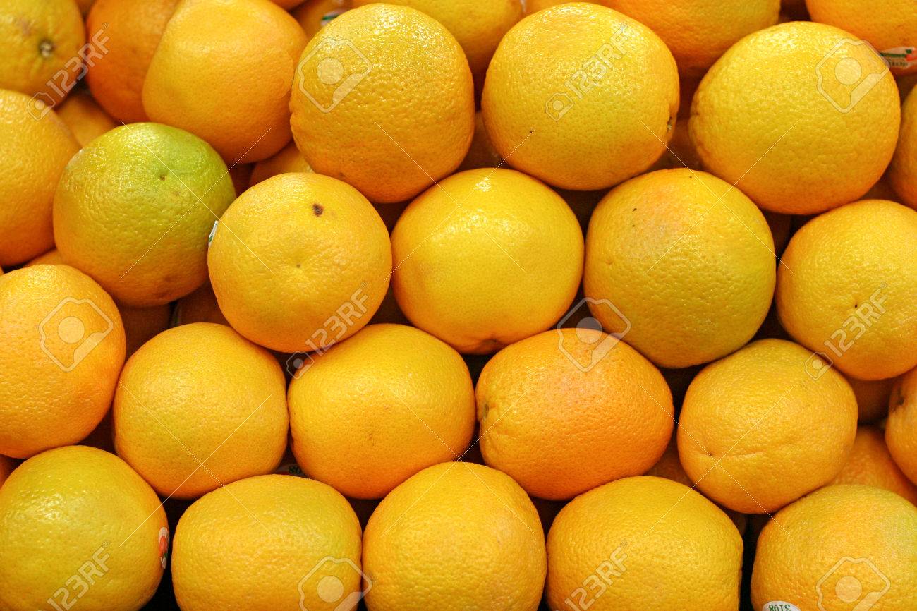 Stacks Of Fresh Valencia Oranges At A Fruit Market Stock Photo Picture And Royalty Free Image Image 1491333