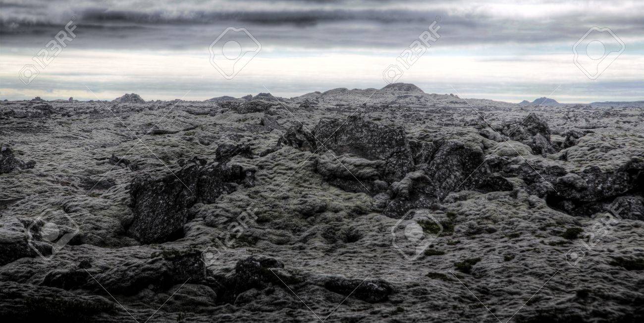 Iceland Volcanic Landscape Stock Photo Picture And Royalty Free Image Image 7886877