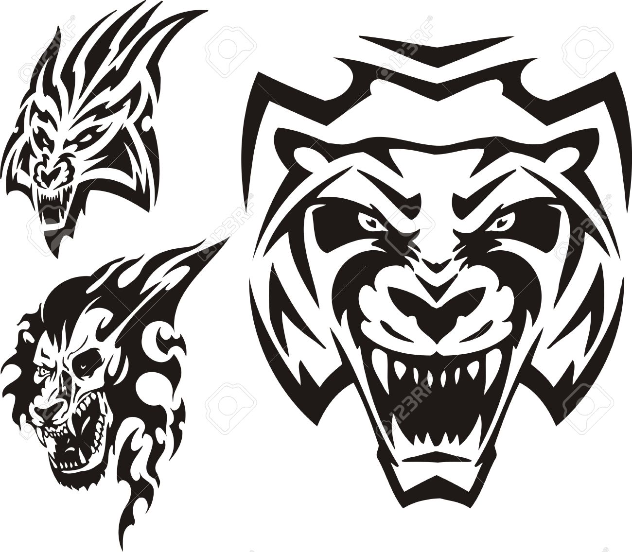lion tribal tattoo galerie tatouage lion tribal tattoo galerie tatouage