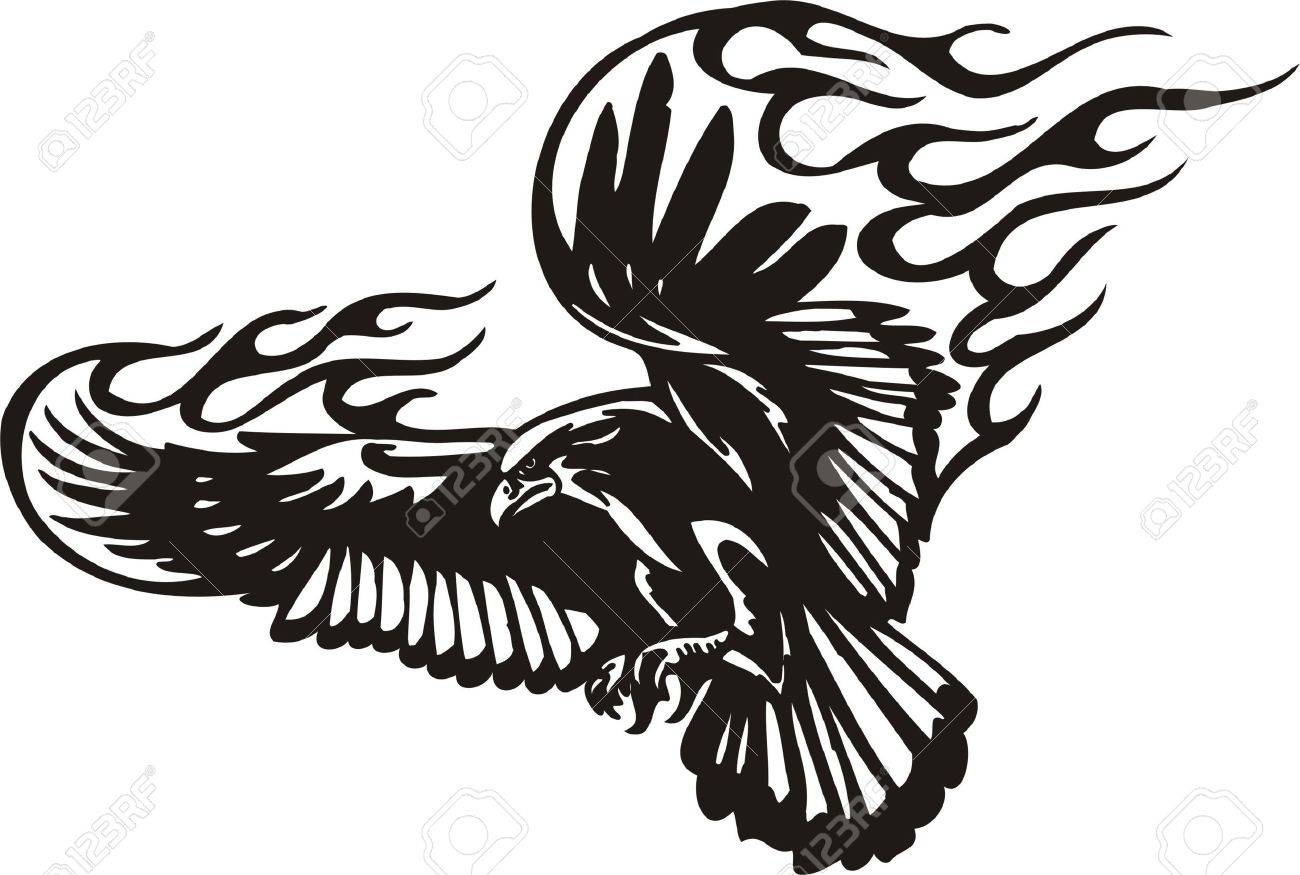 Tribal Predators.Vector Illustration Ready For Vinyl Cutting. Royalty Free  SVG, Cliparts, Vectors, and Stock Illustration. Image 8759515., image size:1300x875