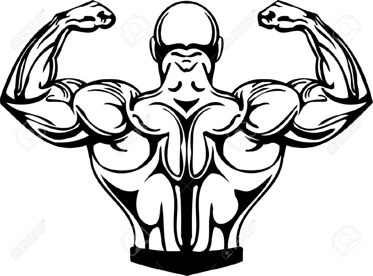 ボディービル パワーリフティング ベクター イラスト のイラスト素材 ベクタ Image