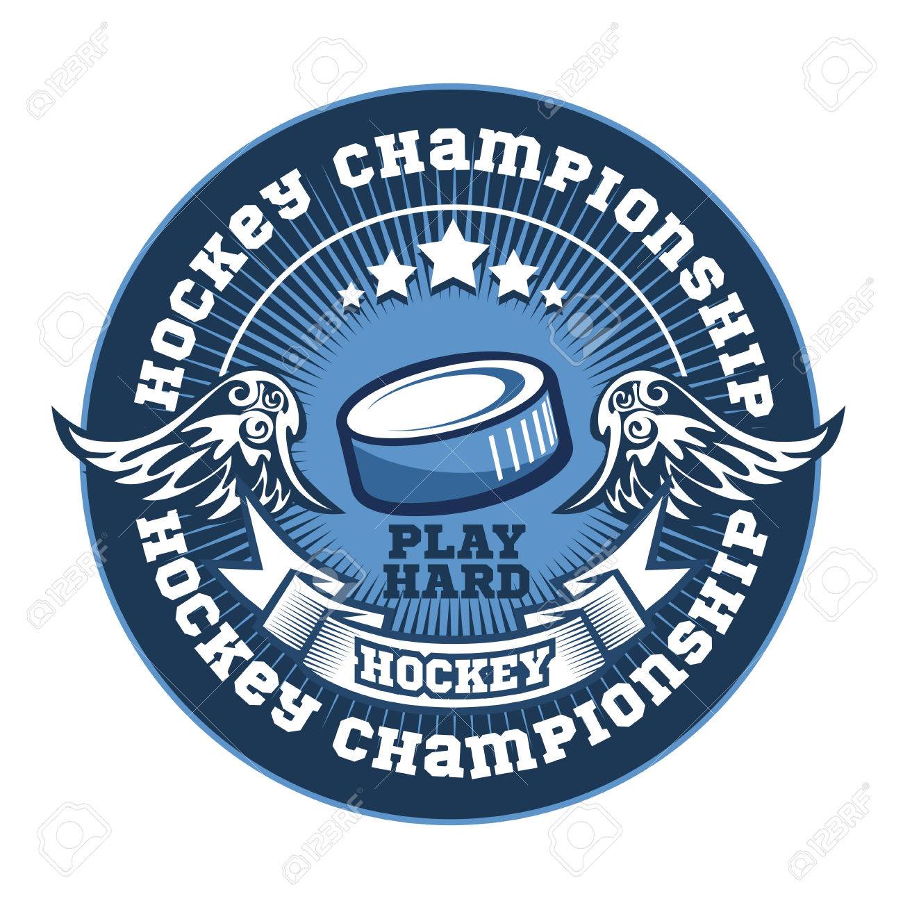 hockey sport team logotype template hockey team logo template