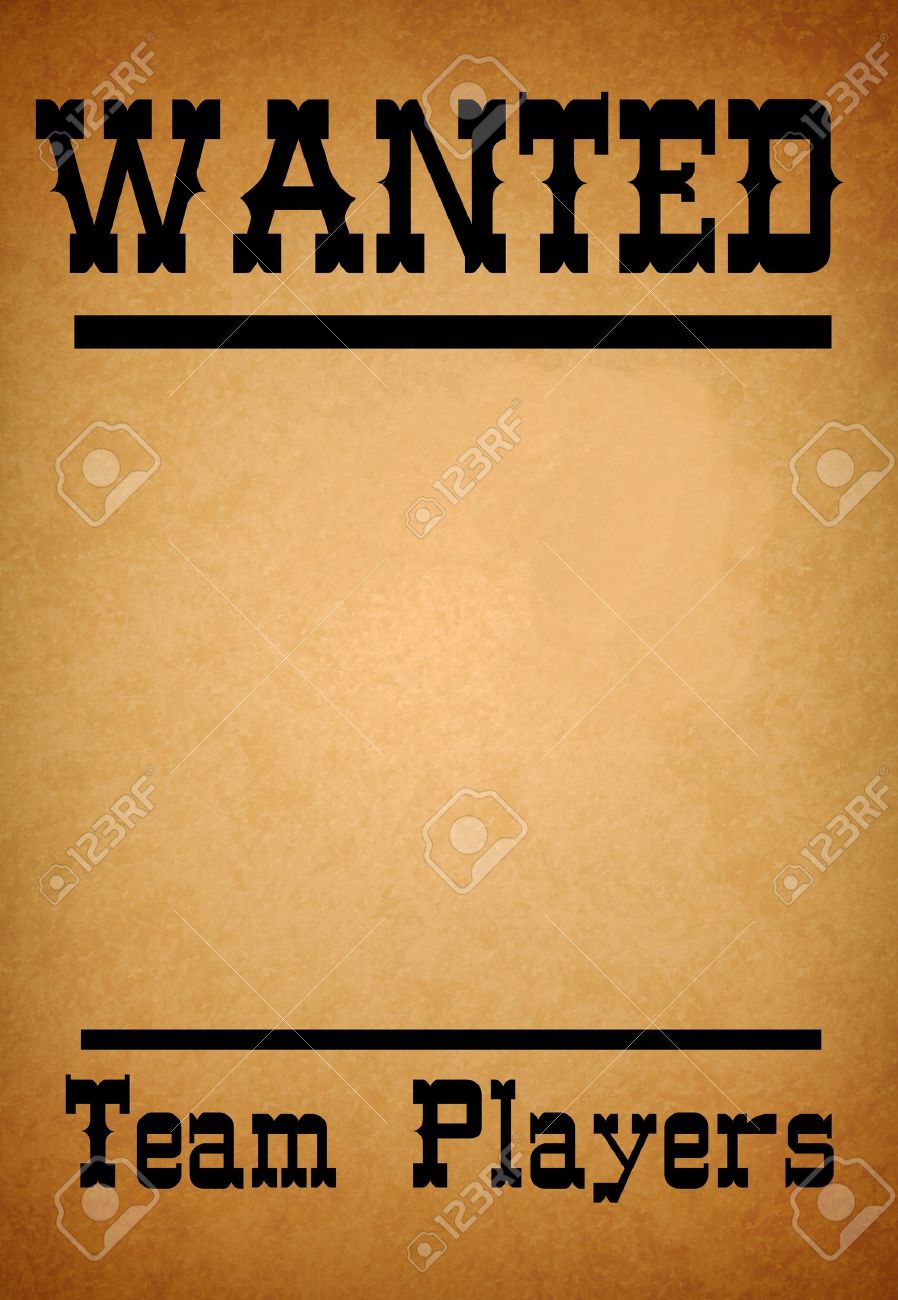 western wanted poster