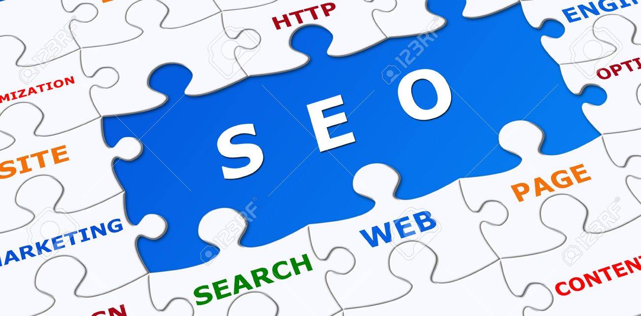 SEO Puzzle Graphic Stock Photo, Picture And Royalty Free Image ...