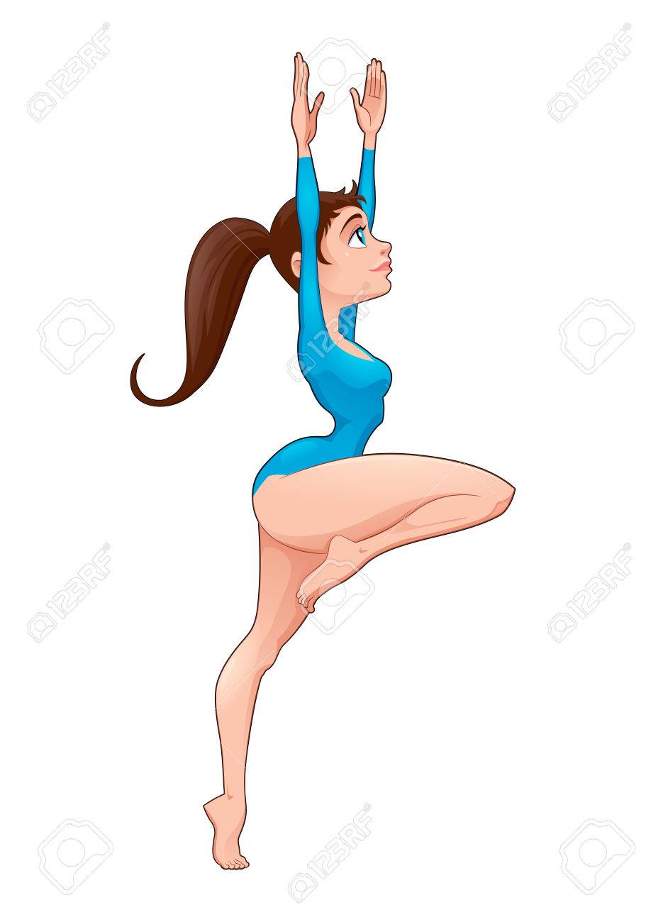 Young Dancer Or Artistic Gymnast Vector Cartoon Isolated Character Royalty Free Cliparts Vectors And Stock Illustration Image 46494079 Want to discover art related to gymnastics? young dancer or artistic gymnast vector cartoon isolated character royalty free cliparts vectors and stock illustration image 46494079