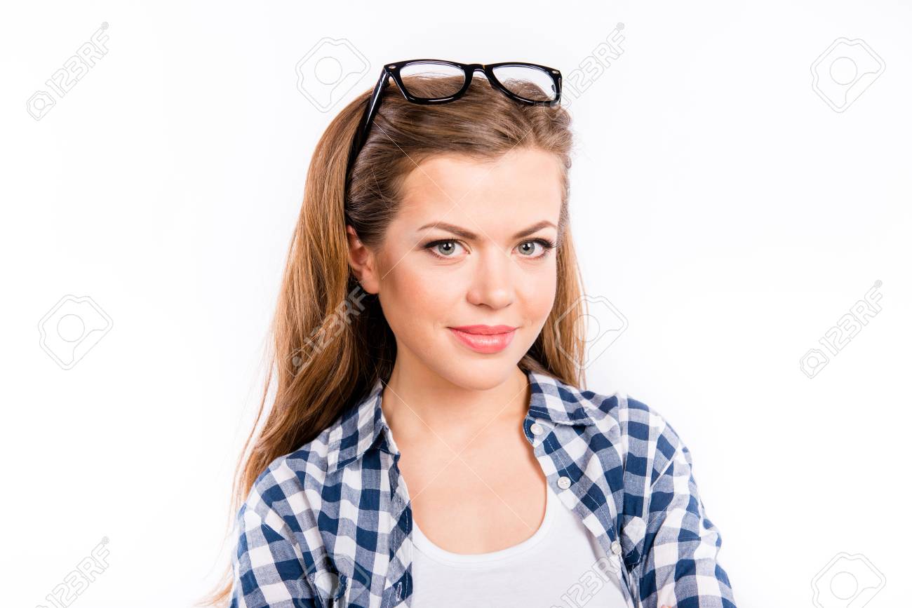 Sexy Schönheit Mit Niedlicher Brille Sexy Schönheit Mit Niedlicher Brille