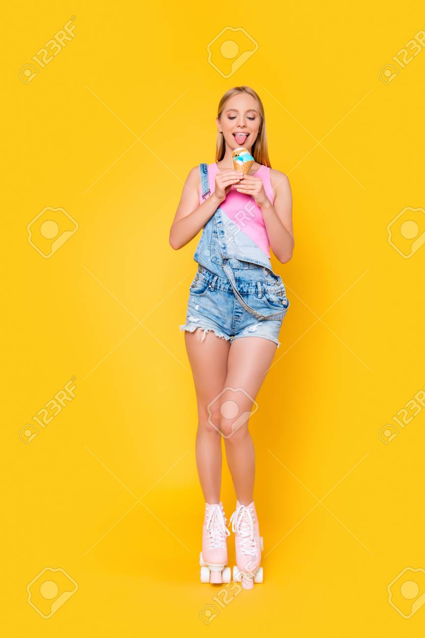 ice cream leg jeans