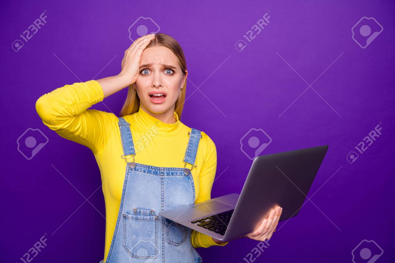 yellow and purple overalls