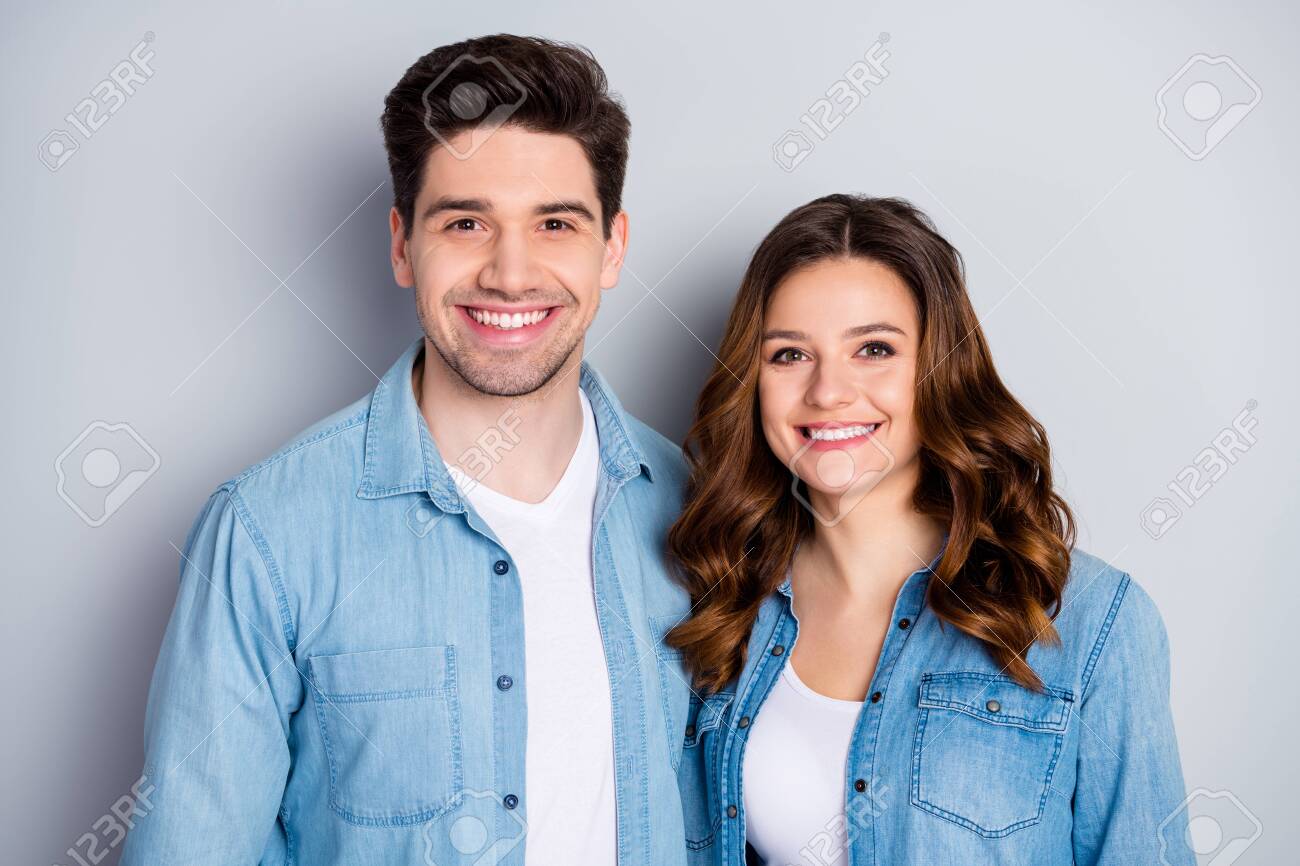 couple denim outfit