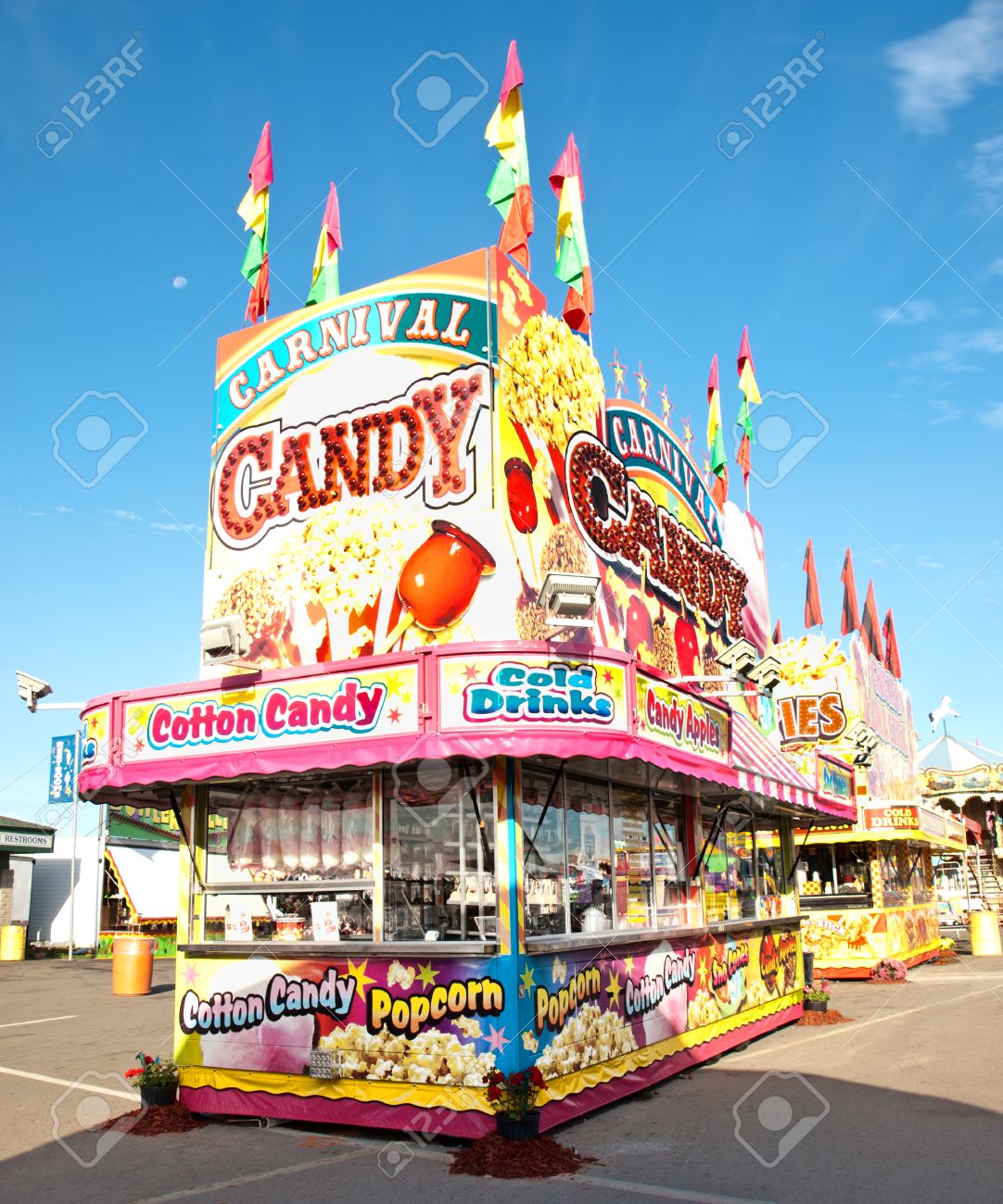 carnival popcorn stand