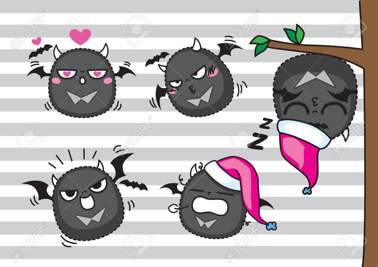 Vector Lindo Diablo Caracter Ilustracion Ilustraciones Vectoriales Clip Art Vectorizado Libre De Derechos Image