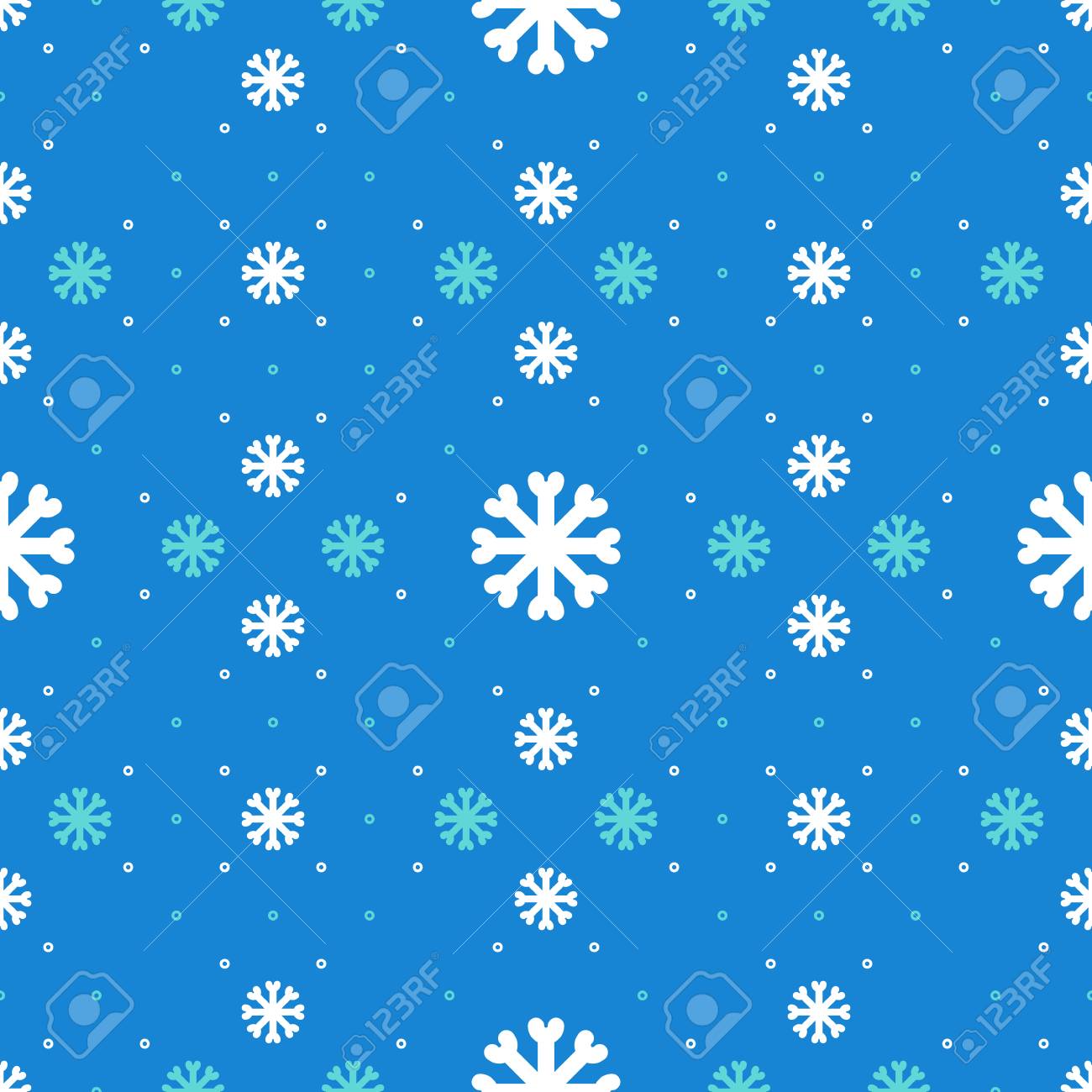Sin Costuras De Invierno, Fondo De Copos De Nieve, Adornos De Ropa Deportiva De Patrones Textiles, Diseño Minimalista De Moda. Line Art Christmas Holiday Blue Pattern. Ilustración Vectorial Svg,