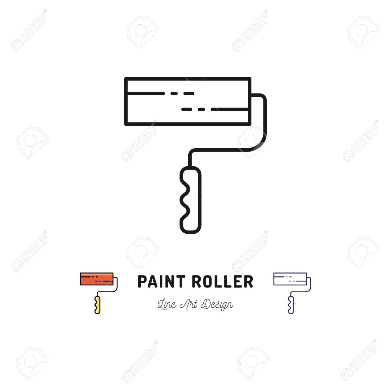 ペイント ローラーのアイコン のイラスト素材 ベクタ Image 88589834