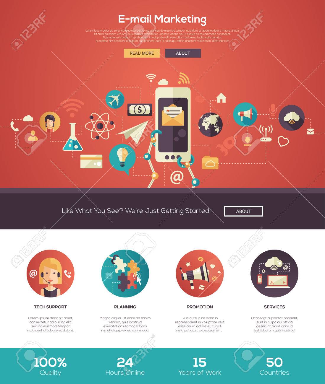 one page layout