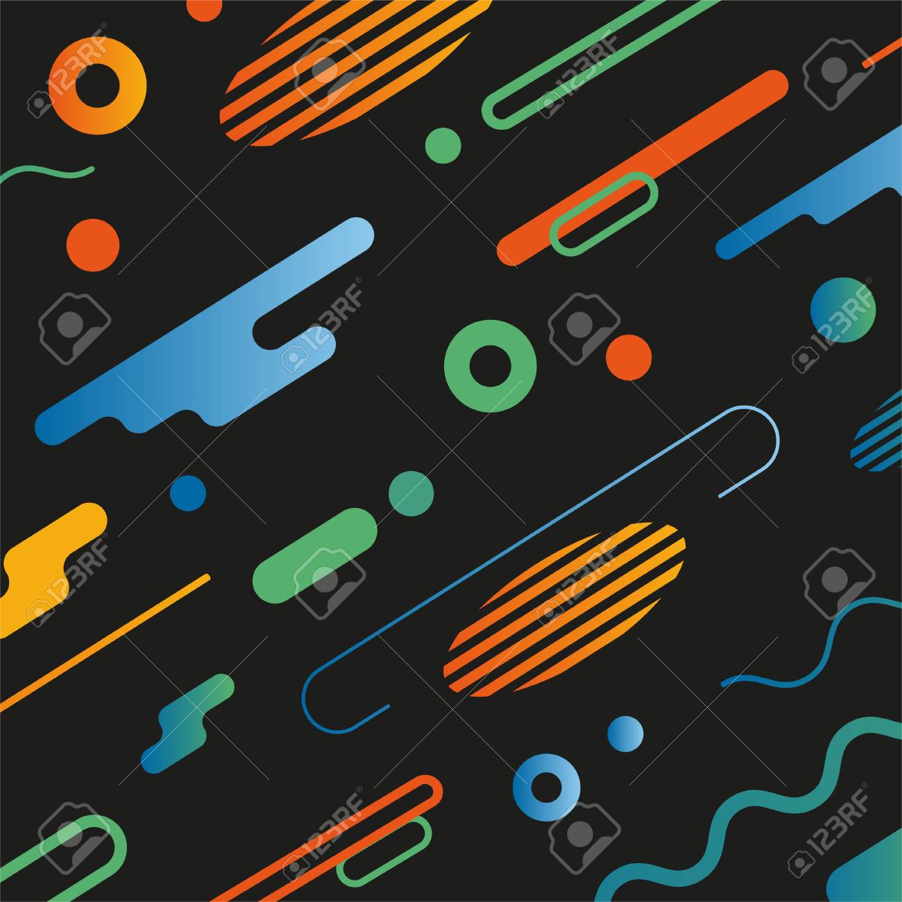 抽象的なトレンディなイラスト 現代のマテリアル デザインの背景 の写真素材 画像素材 Image