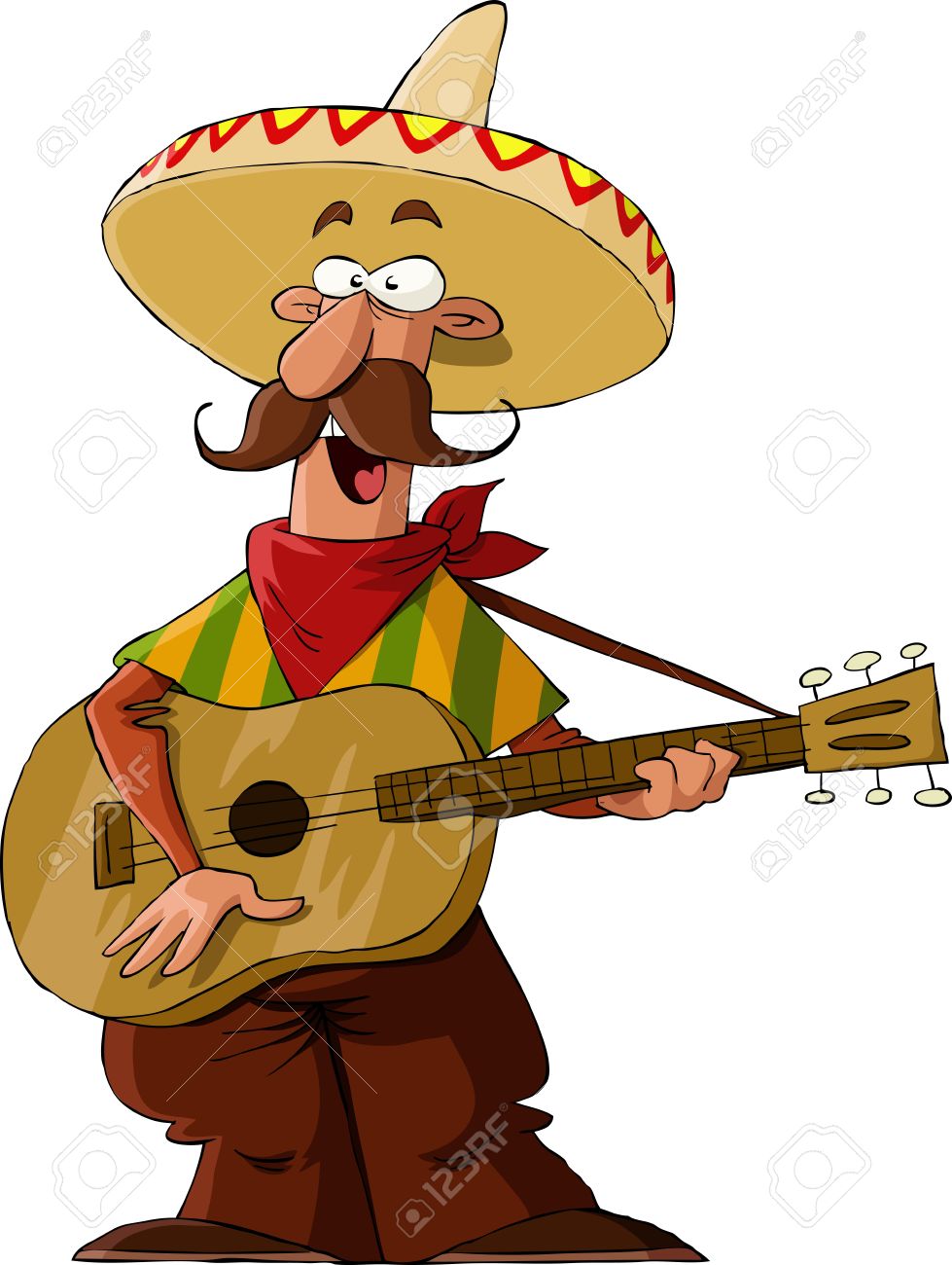 Mexican on a white background, vector illustration - 11004637 Mexican on a white background, vector illustration - 11004637