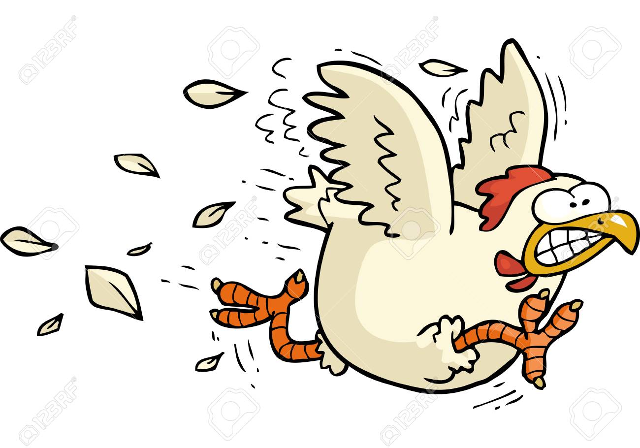 Cartoon Doodle Lauft Huhn Auf Einem Weissen Hintergrund Vektor Illustration Lizenzfrei Nutzbare Vektorgrafiken Clip Arts Illustrationen Image