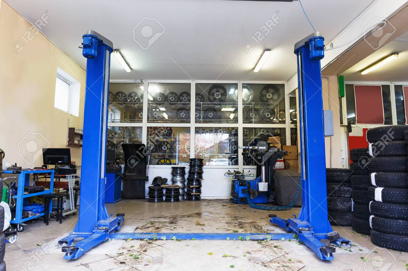 Car Or Auto Repair Station Or Automotive Service Industry Garage