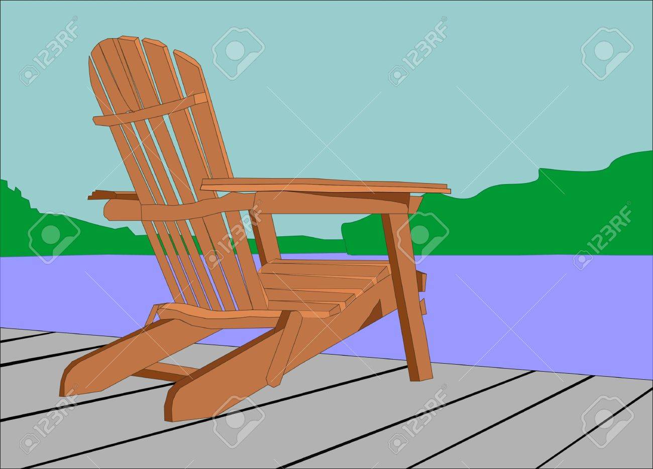 Adirondack Chair Vector Adirondack Chair Vector