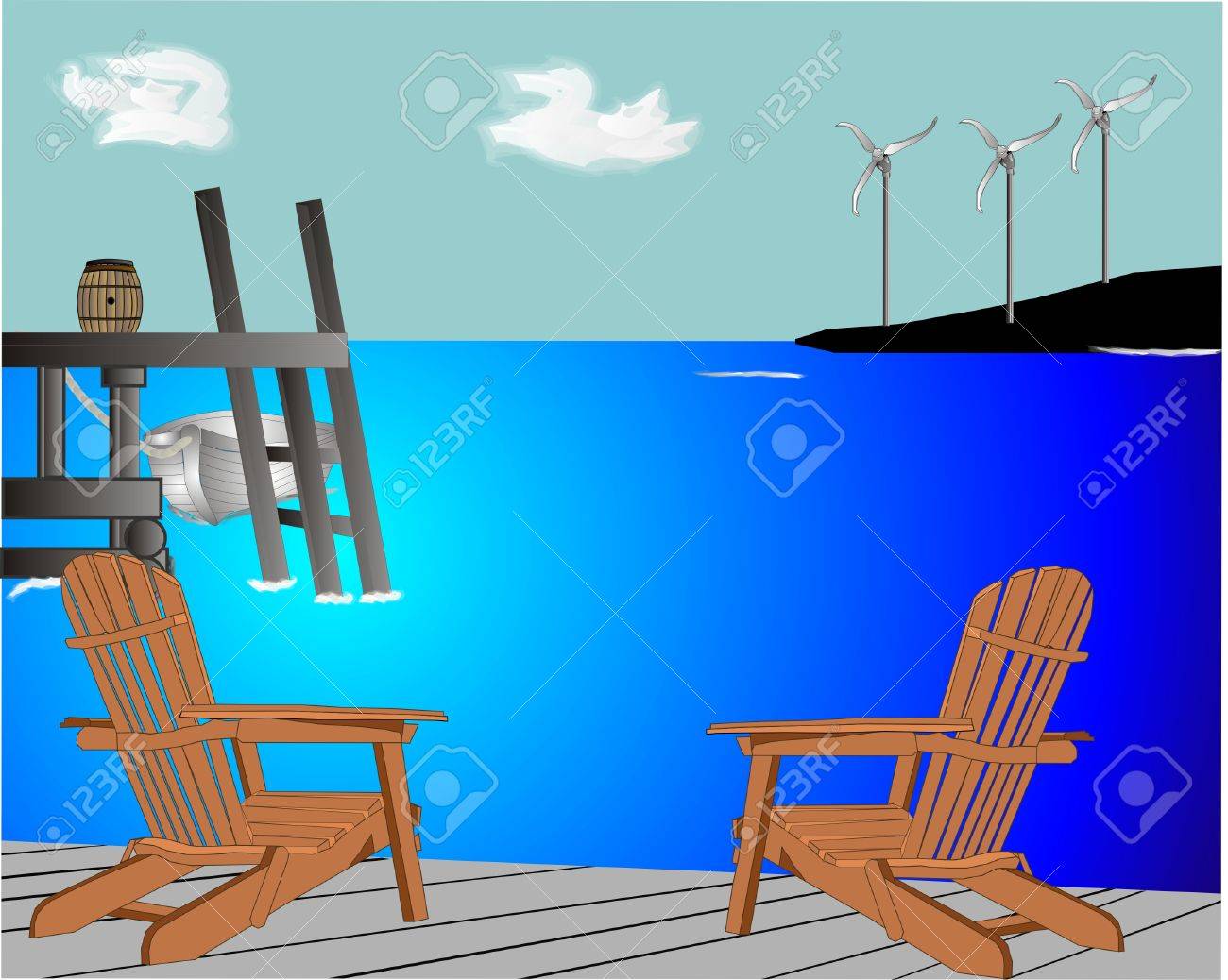 Adirondack Chair Vector Adirondack Chair Vector