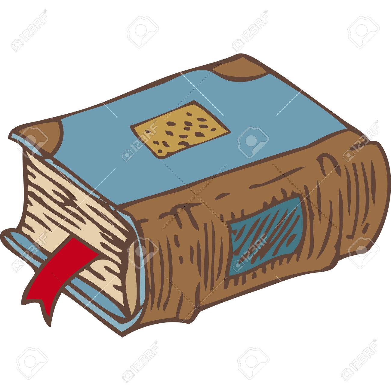 Gesloten Boek Met Rode Bladwijzer En Blauwe Omslag. Geïsoleerd Op Witte  Achtergrond Royalty vrije SVG, Cliparts, Vectoren, en Stock Illustratie.  Image 50746655, image size:1300x1300