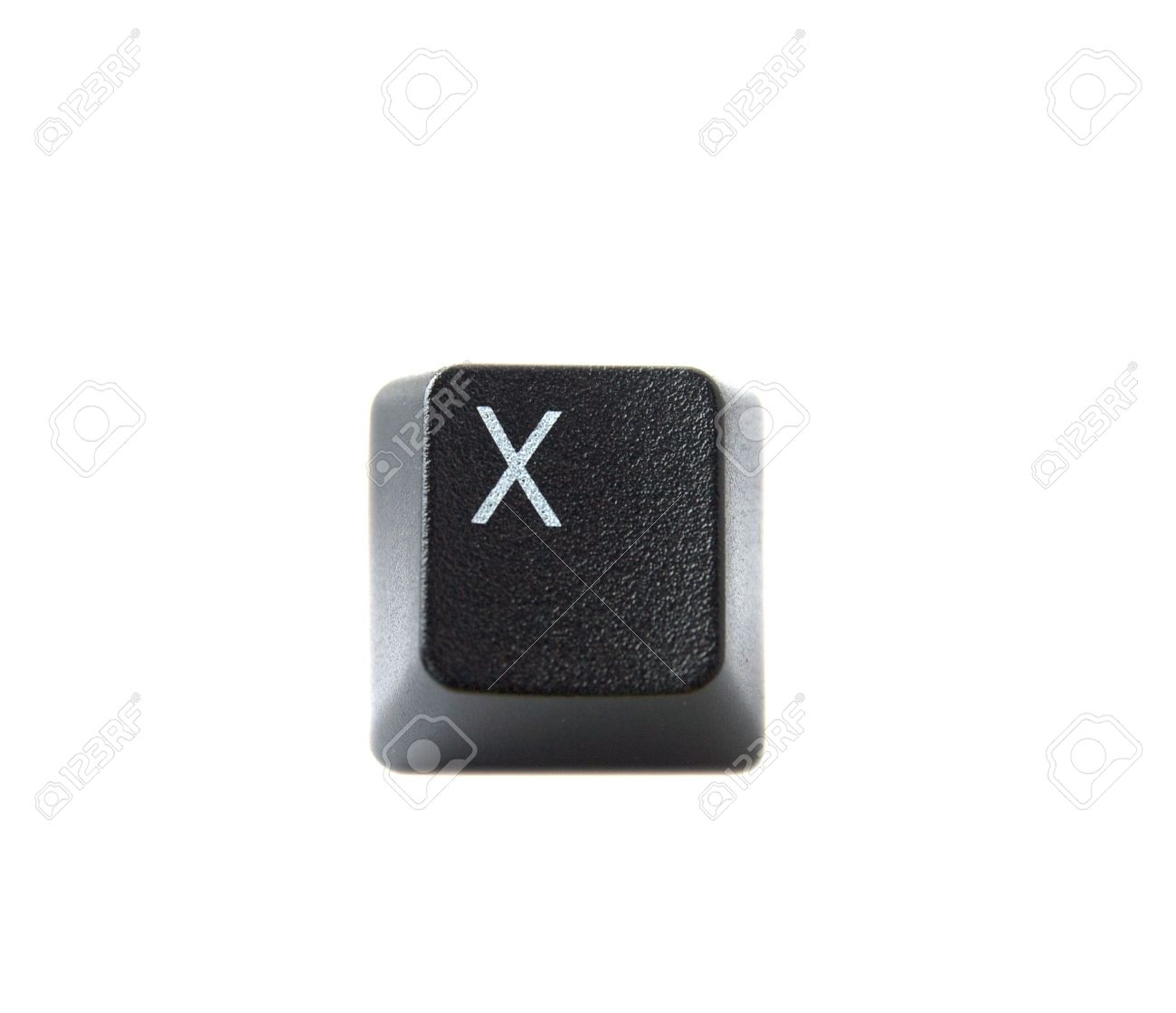 5755835-the-letter-x-from-a-black-comput