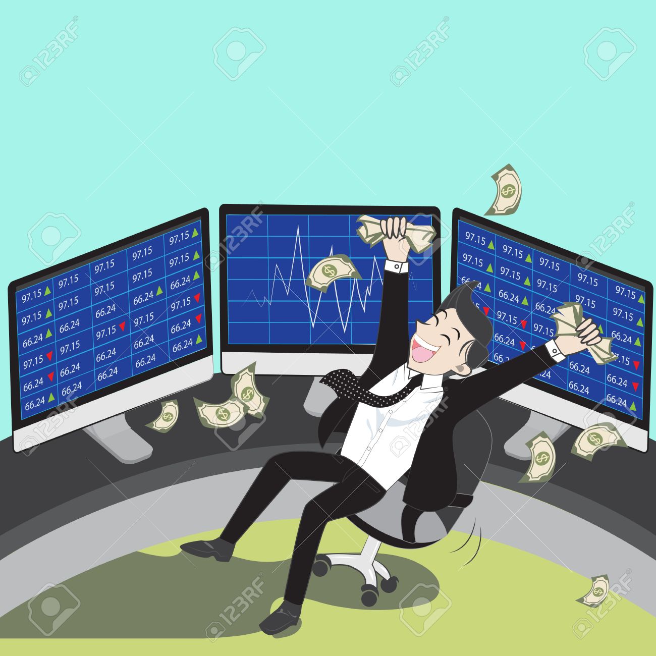 A Man Cartoon Happy With Stock Market Royalty Free SVG, Cliparts, Vectors, And Stock Illustration. Image 57052353. A Man Cartoon Happy With Stock Market Royalty Free SVG, Cliparts, Vectors, And Stock Illustration. Image 57052353.