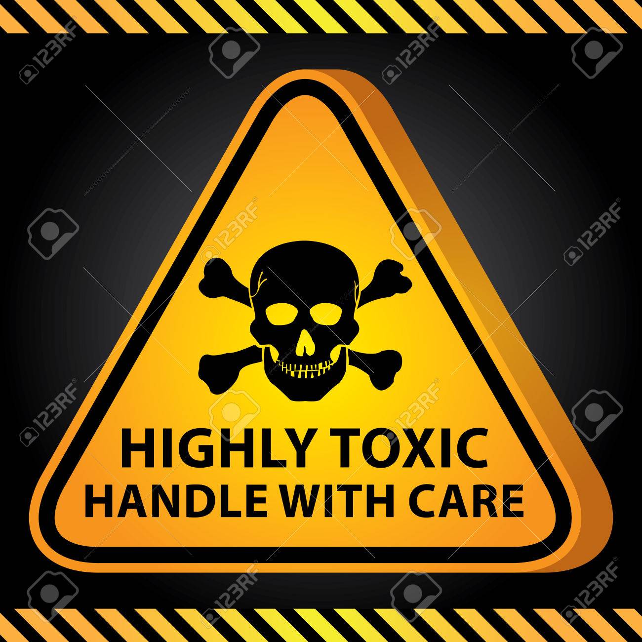 3d Yellow Glossy Style Triangle Caution Plate For Safety Present Stock Photo Picture And Royalty Free Image Image