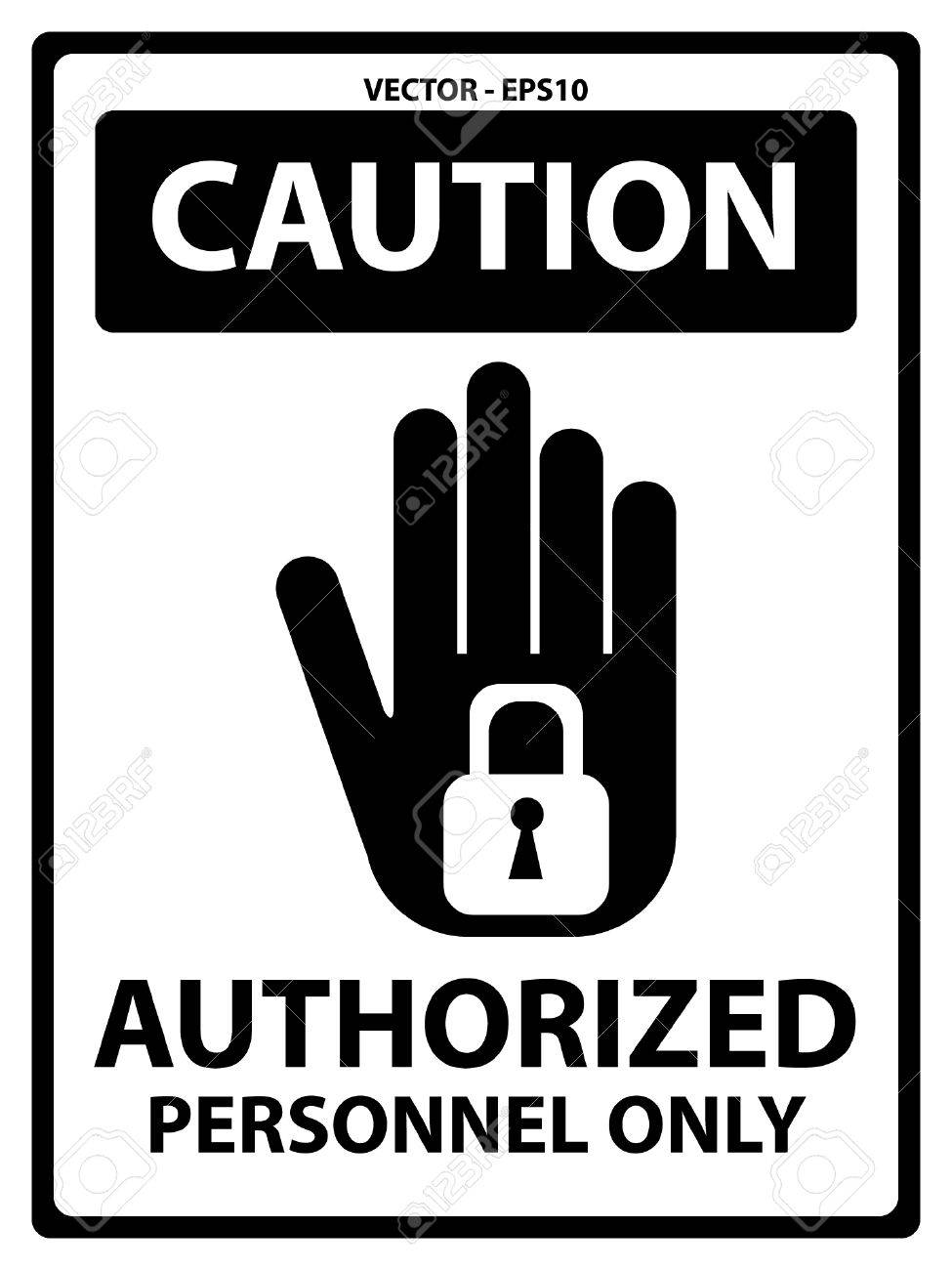 Vestil SI-W-47-C-LB-011-S KEEP OUT AUTHORIZED PERSONNEL ONLY/MANTENGASE FUERA SOLO PERSONAL AUTORIZADO EN ESTE LUGAR Warning Label 14.5 W x 10.5 H Vinyl 0.011 Overall Size Vestil SI-W-47-C-LB-011-S KEEP OUT AUTHORIZED PERSONNEL ONLY/MANTENGASE FUERA SOLO PERSONAL AUTORIZADO EN ESTE LUGAR Warning Label 14.5 W x 10.5 H Vinyl 0.011 Overall Size