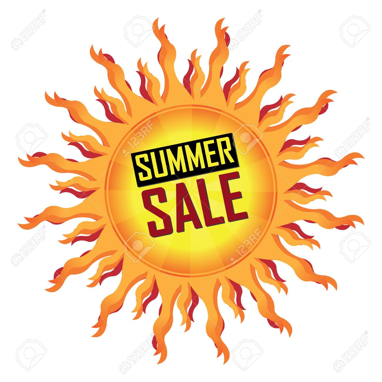 オレンジ サマーセール アイコン ステッカーやラベルの季節 の写真素材 画像素材 Image