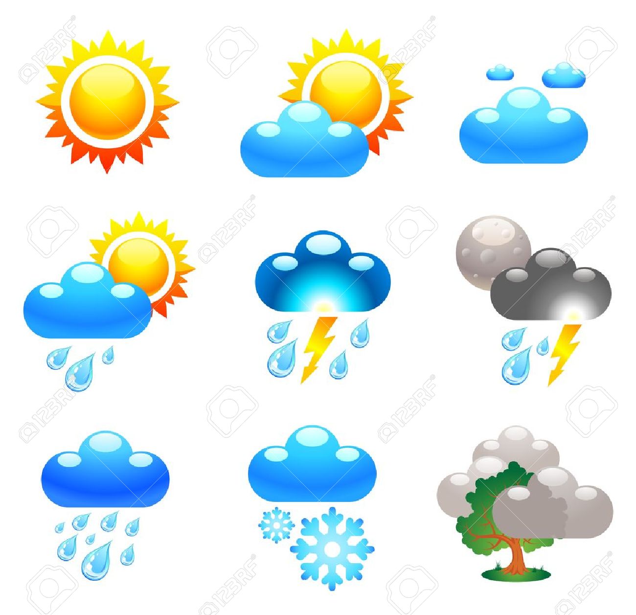 Sunny Weather Symbol Sunny Weather Symbol