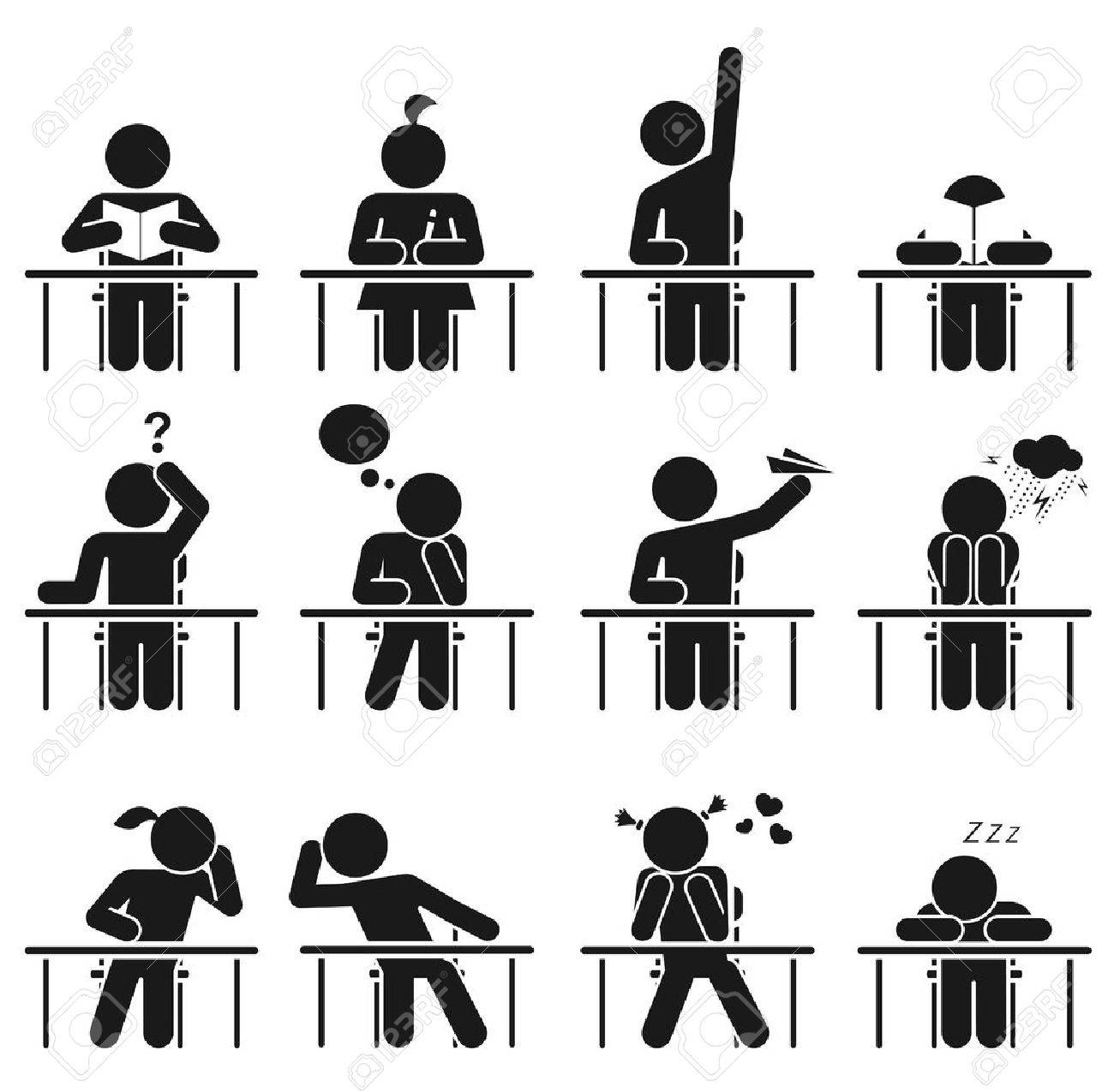 School Days We Have All Been There Royalty Free Cliparts Vectors And Stock Illustration Image