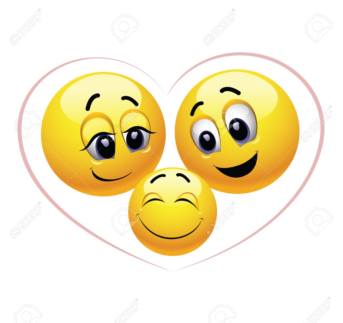 Famille Smiley Vector Illustration D Une Famille Heureuse Presente Symboles Smiley Auge Beneficiant Parental Heureux Enfant Clip Art Libres De Droits Vecteurs Et Illustration Image