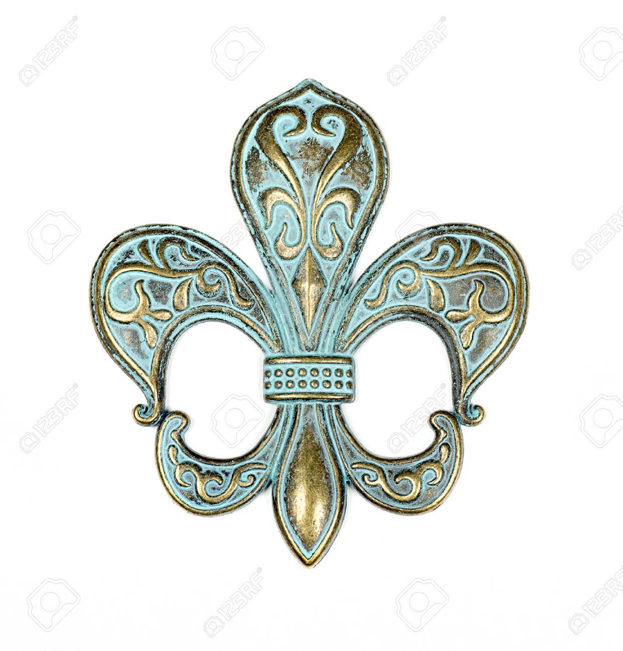 A Vintage Fleur De Lis Stock Photo Picture And Royalty Free Image Image
