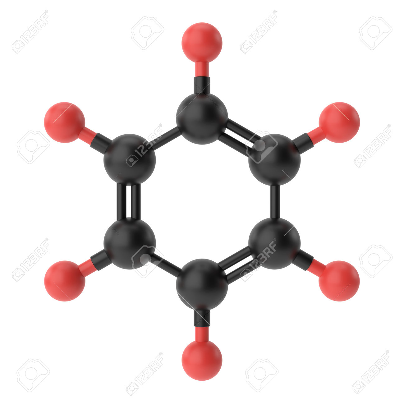 C6H6 , Benzene Chemical Formula. 3D Chemical Structure. 3D Illustration.  Stock Photo, Picture and Royalty Free Image. Image 203480948., image size:1300x1300