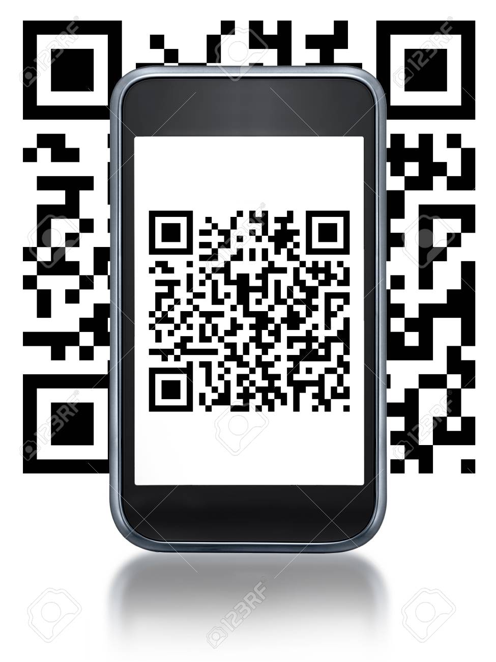 スマート フォン Qr コードを点滅のイラスト の写真素材 画像素材 Image スマート フォン Qr コードを点滅のイラスト の写真素材 画像素材 Image