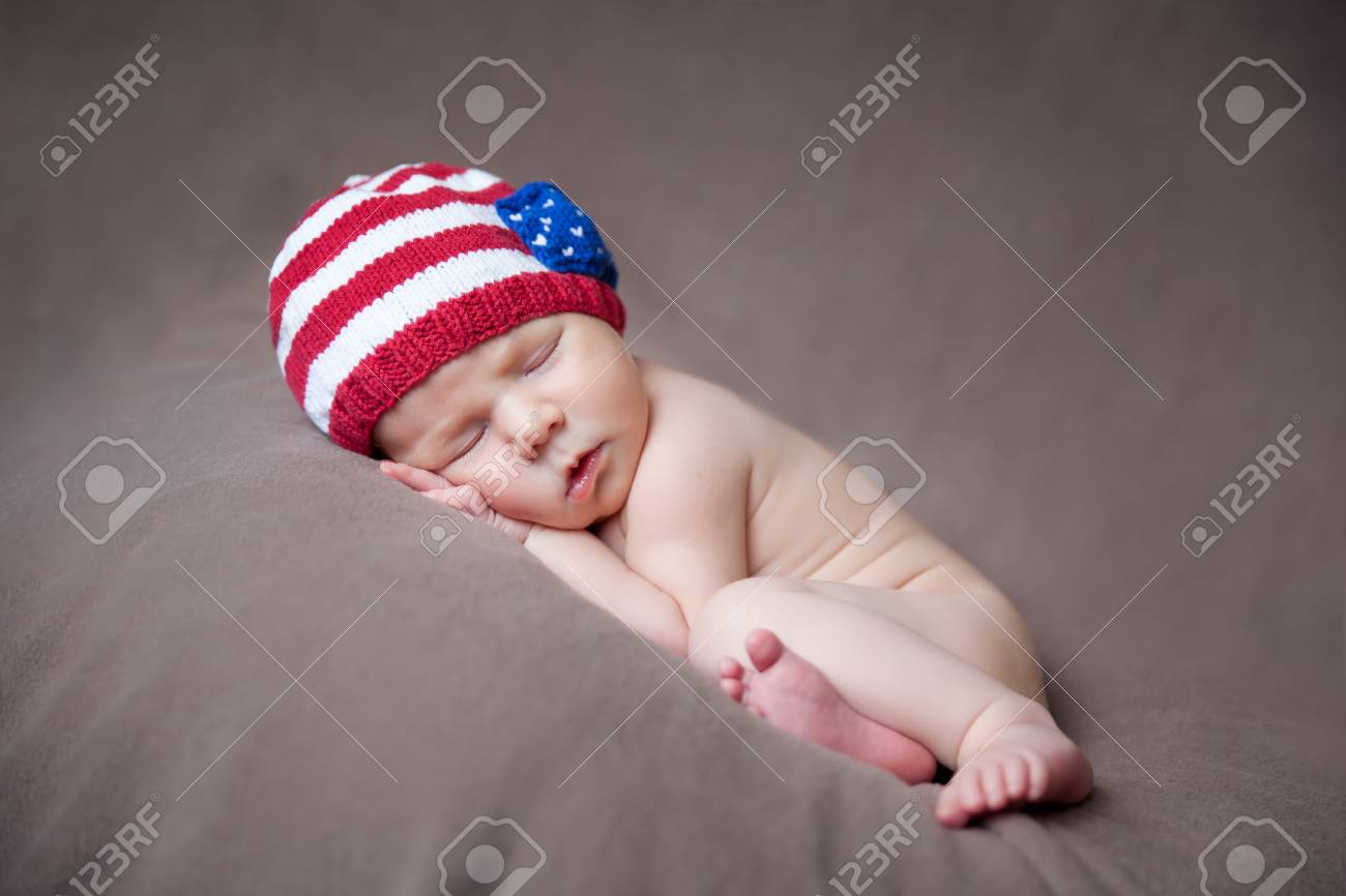 4th of july newborn photos