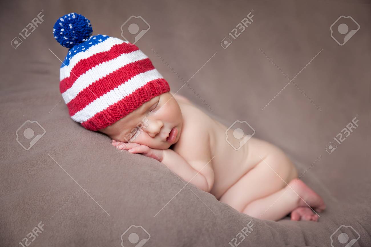 4th of july baby hats