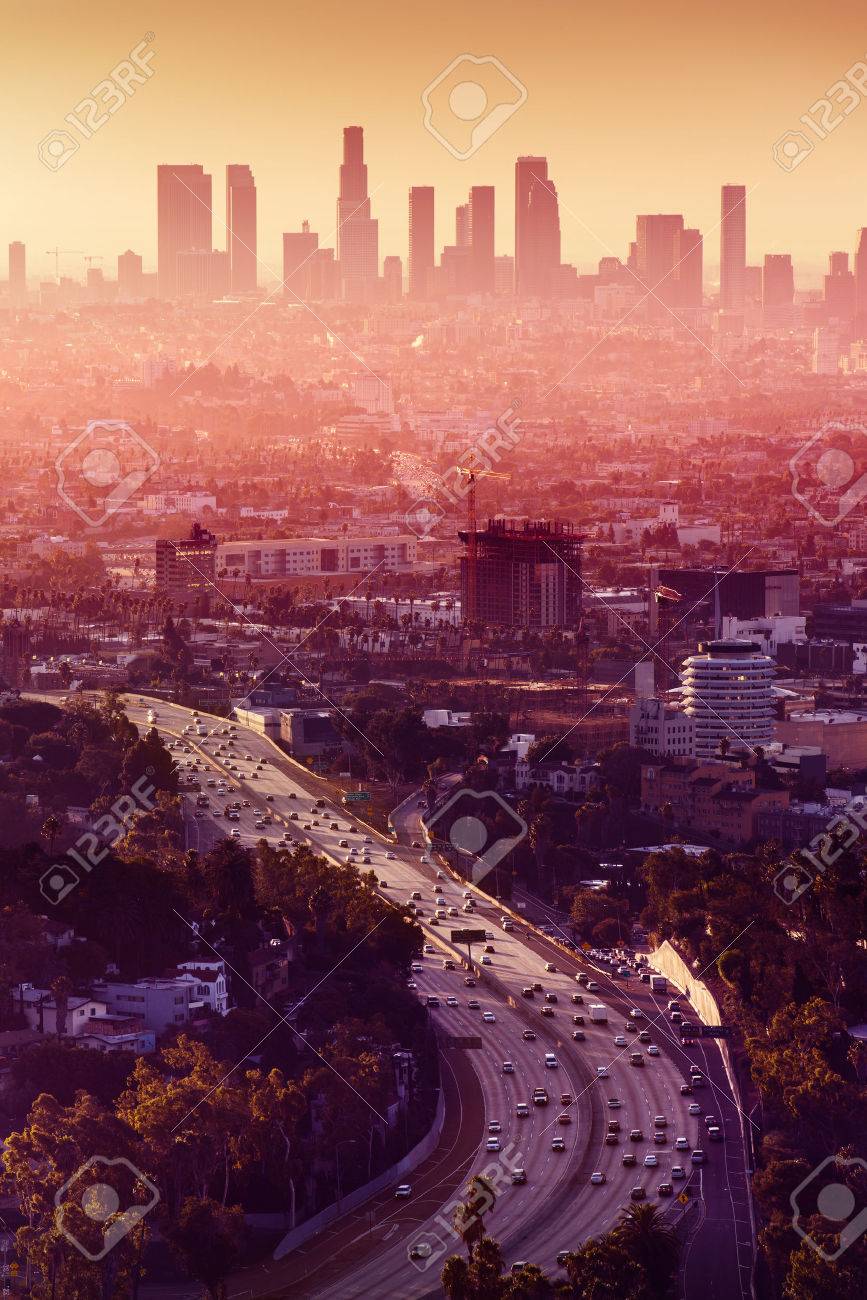 Los Angeles - California City Skyline - 26115783 Los Angeles - California City Skyline - 26115783