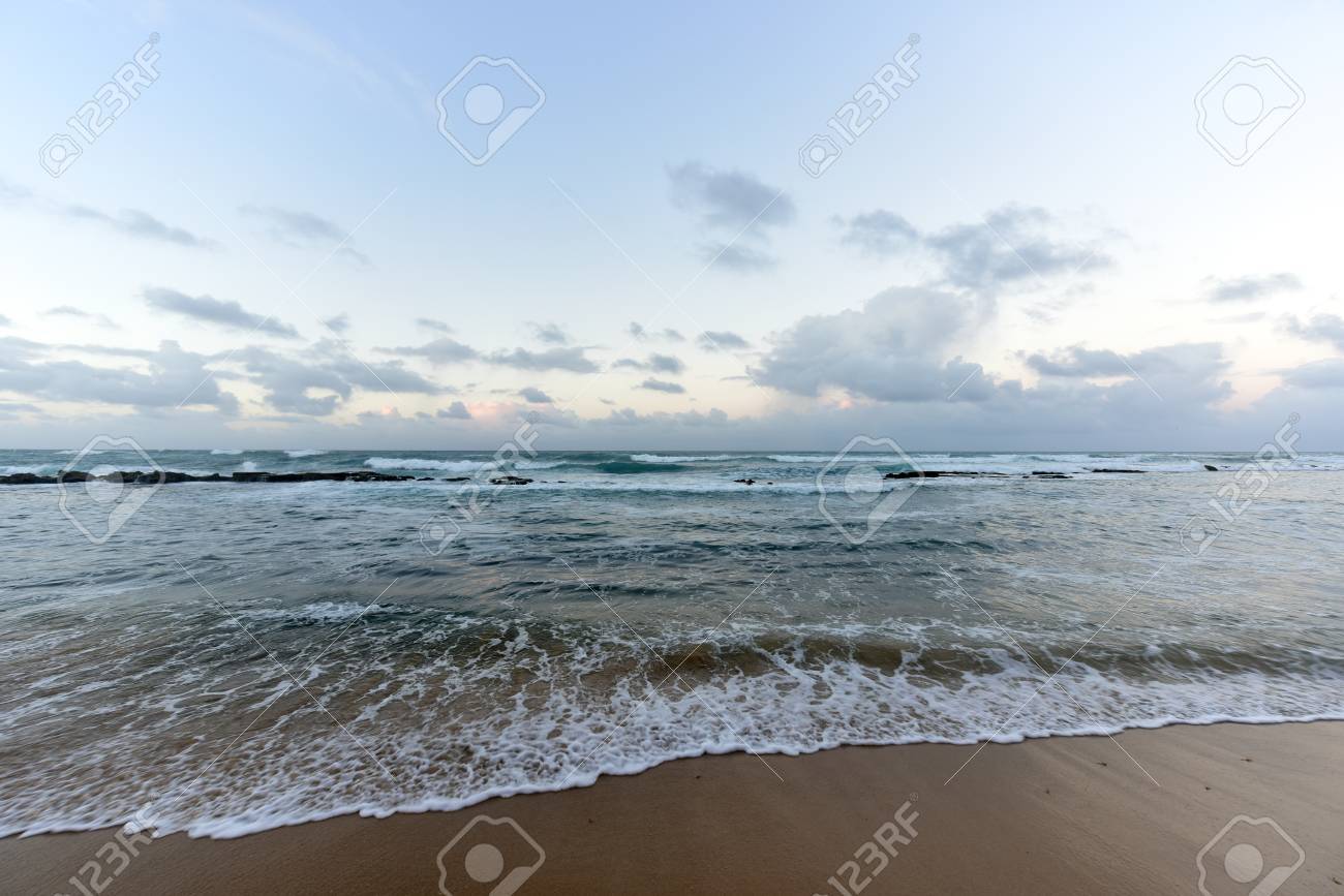 Playa Pena Pena Beach In San Juan Puerto Rico At Sunset