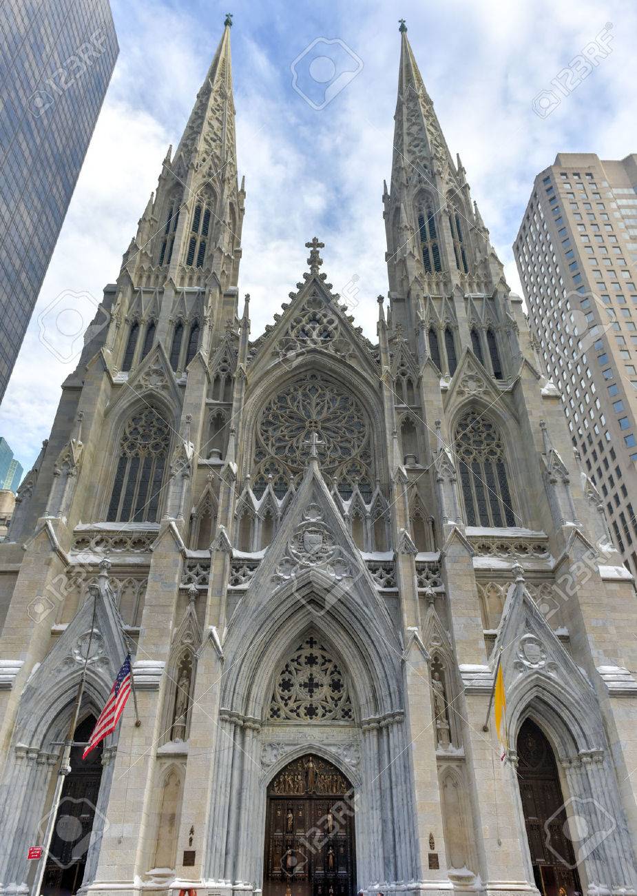 セント パトリック大聖堂ニューヨーク ニューヨーク の写真素材 画像素材 Image