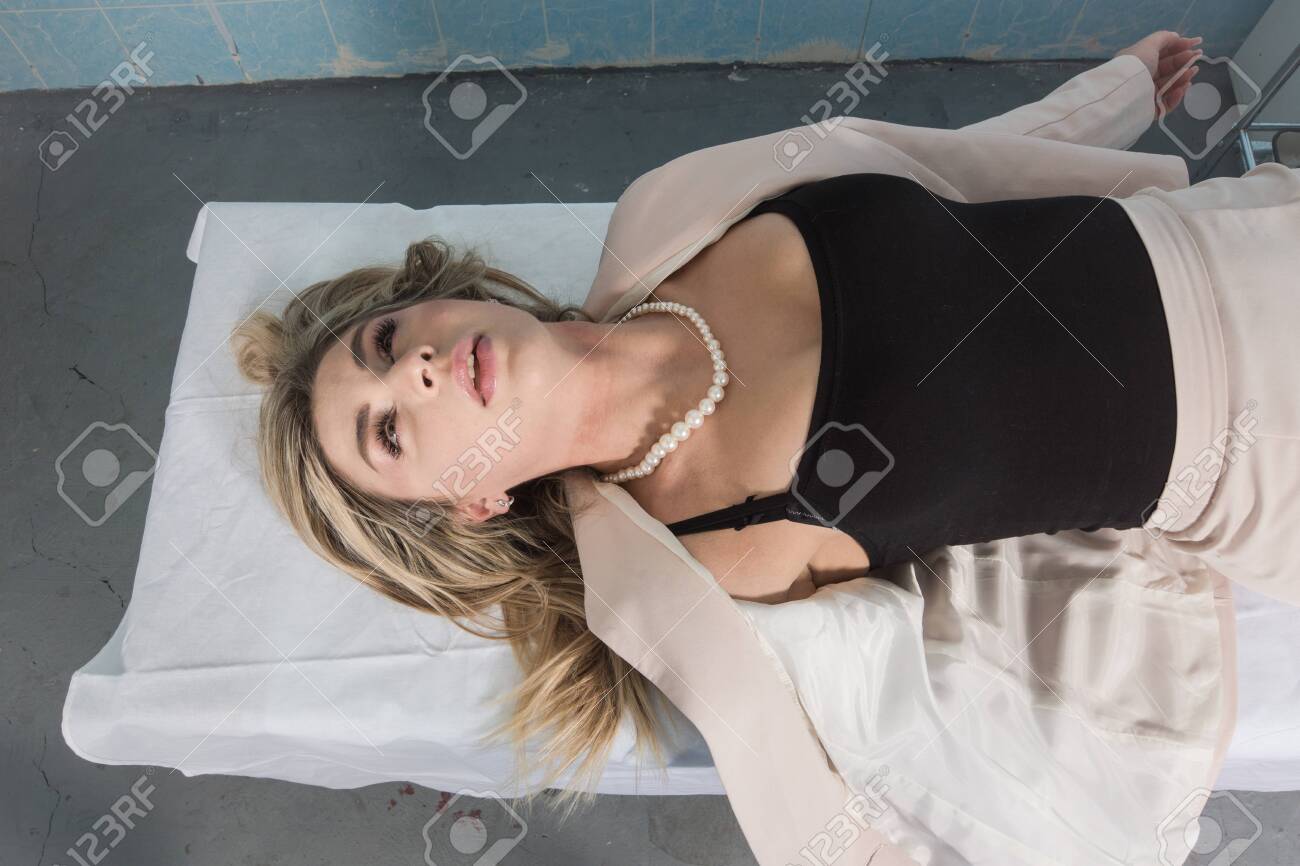 female morgue Body Of The Crime Victim In The Morgue(imitation) Stock Photo, Picture and Royalty Free Image. Image 144329426.