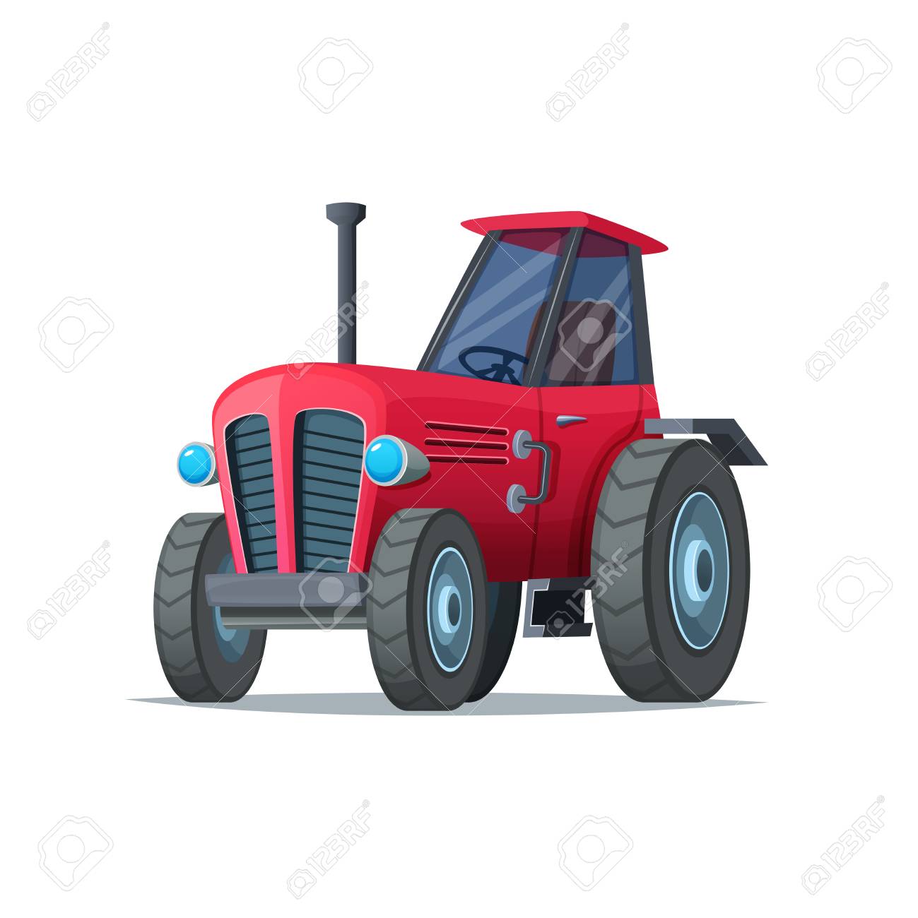 Tractor Rojo De Dibujos Animados Aislado Sobre Fondo Blanco. Maquinaria Agrícola Pesada Para El Trabajo De Campo. Ilustraciones Svg, Vectoriales, Clip Art Vectorizado Libre De Derechos. Image 90220847. Tractor Rojo De Dibujos Animados Aislado Sobre Fondo Blanco. Maquinaria Agrícola Pesada Para El Trabajo De Campo. Ilustraciones Svg, Vectoriales, Clip Art Vectorizado Libre De Derechos. Image 90220847.