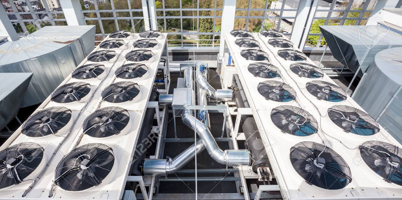 on an flat roof there cooling air conditioning - 78655916 on an flat roof there cooling air conditioning - 78655916