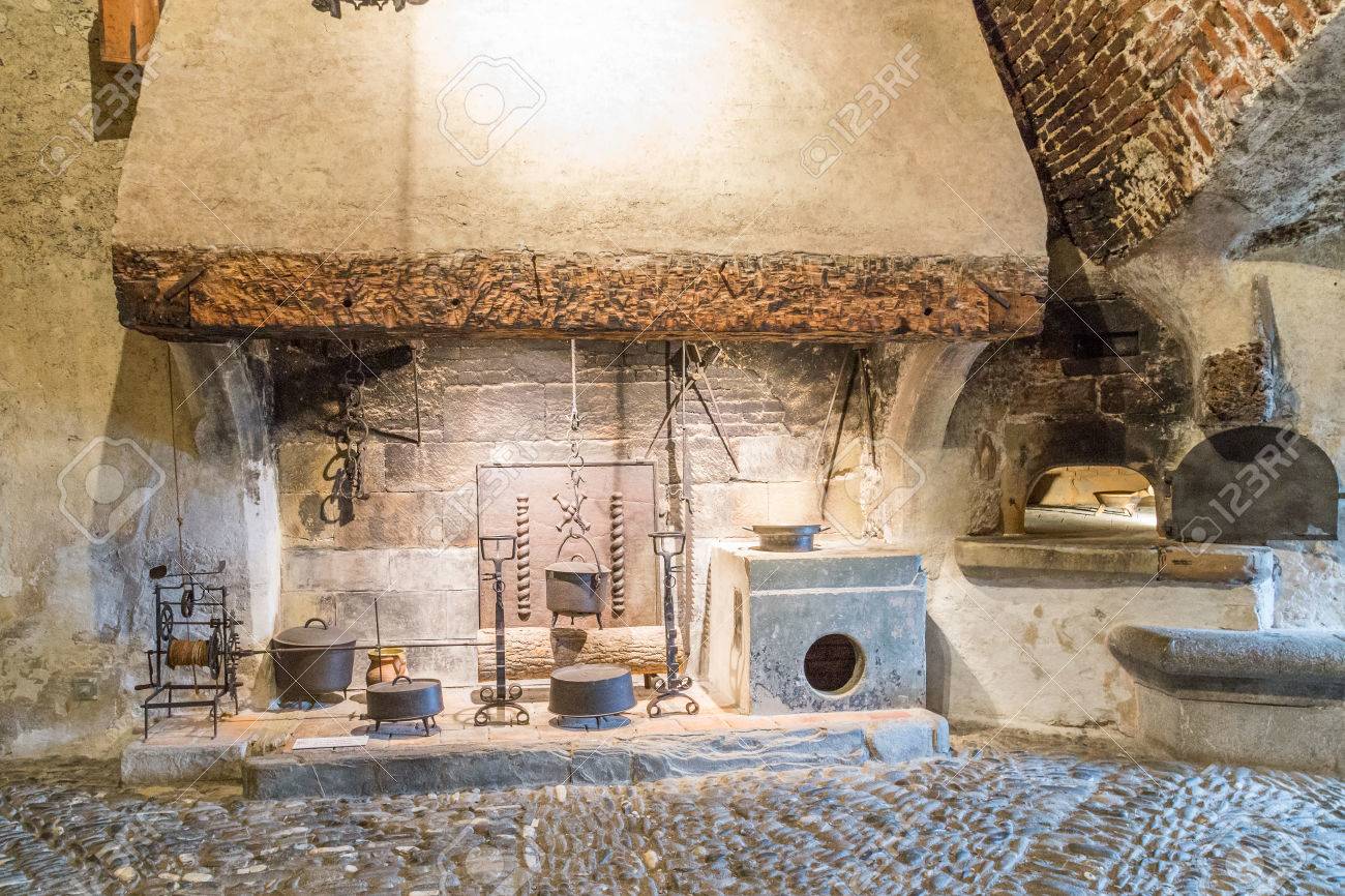 A Medieval Castle Kitchen Stock Photo Picture And Royalty Free Image Image