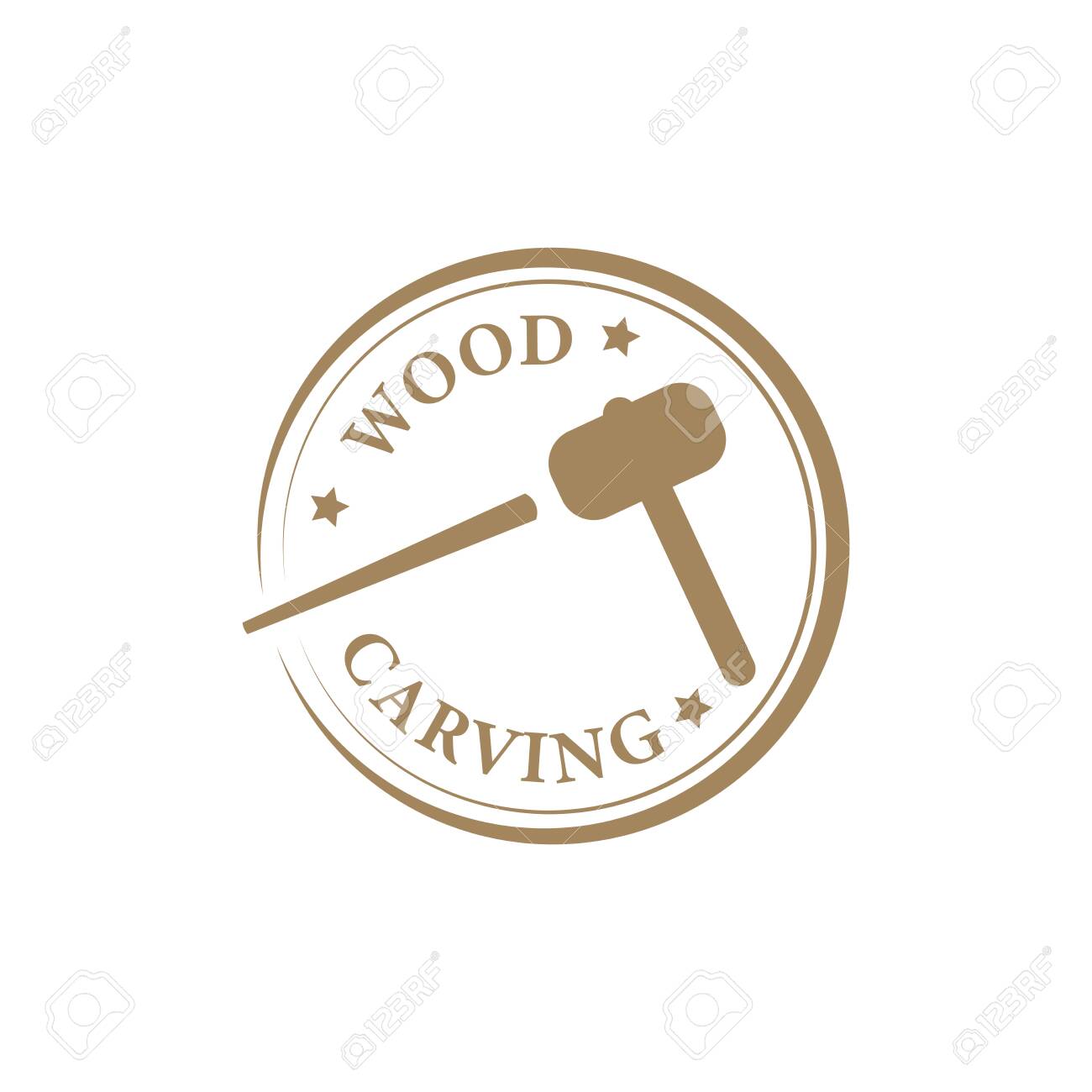 Woodcarving Logotype Illustration With Chisel And Hammer Icon. Vintage  Style Logo, Engraving Logo. Wood Engraver Logo Design Royalty Free SVG,  Cliparts, Vectors, and Stock Illustration. Image 140693707., image size:1300x1300