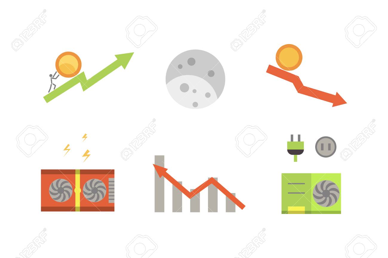 Token Ico Illustration And Blockchain Technology Icons Royalty Free Cliparts Vectors And Stock Illustration Image 97686727