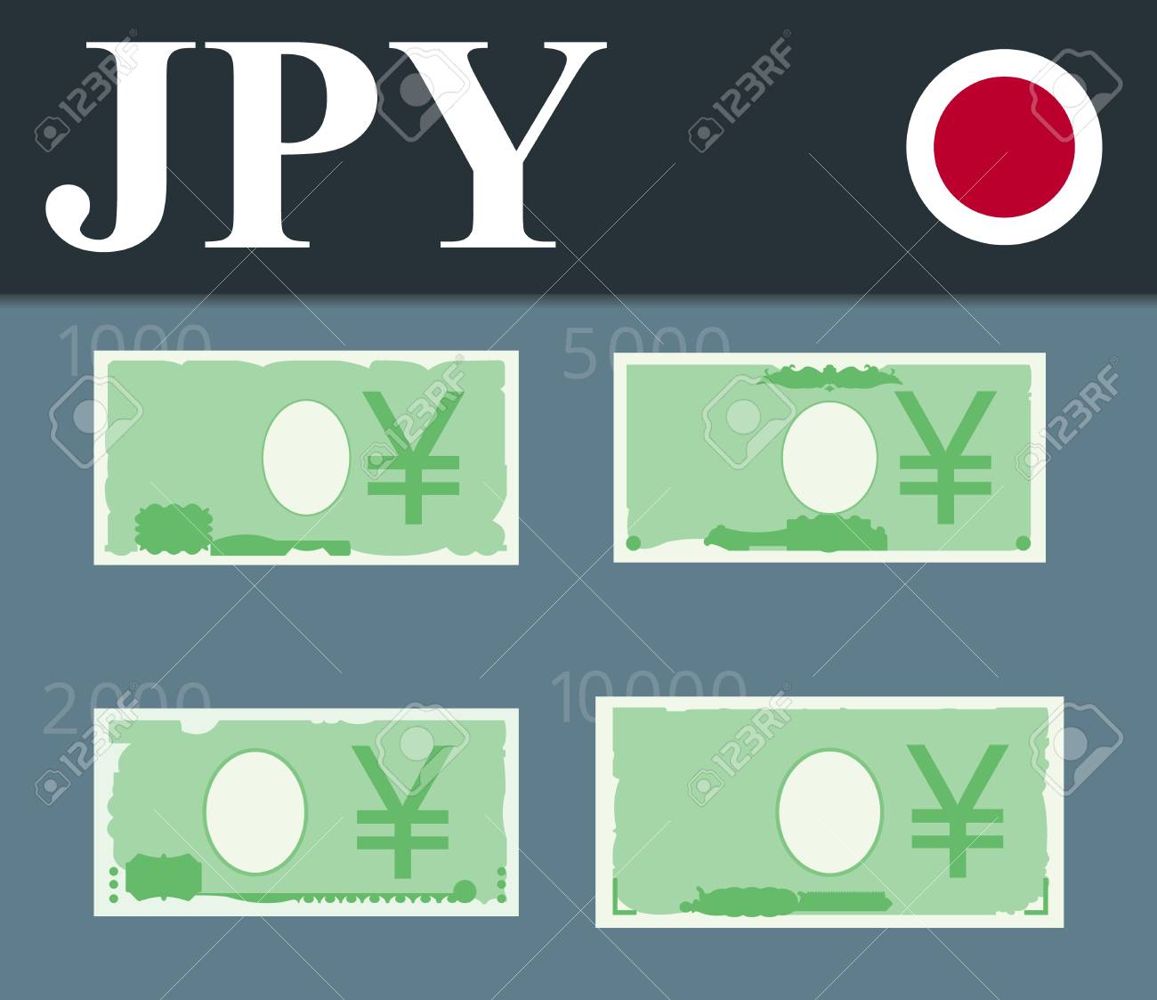 円 5000 円 00 円 1000 円紙幣を抽象化します のイラスト素材 ベクタ Image 円 5000 円 00 円 1000 円紙幣を抽象化します のイラスト素材 ベクタ Image