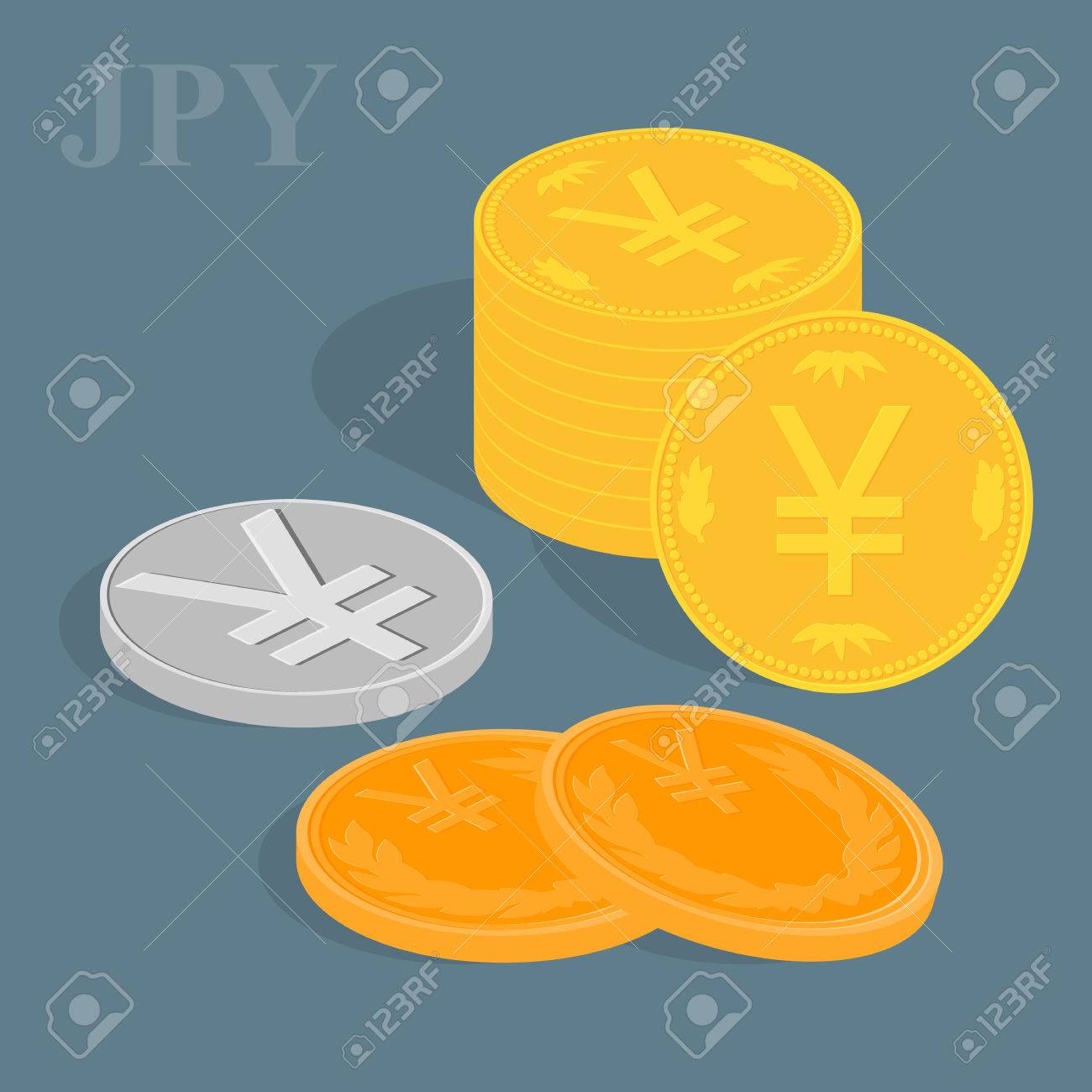 金融の概念。コインの山。通貨単位のイラスト素材・ベクター Image 59772342